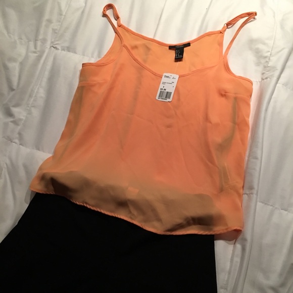 🧡NEW forever 21 Orange tank top🧡 - Picture 2 of 4